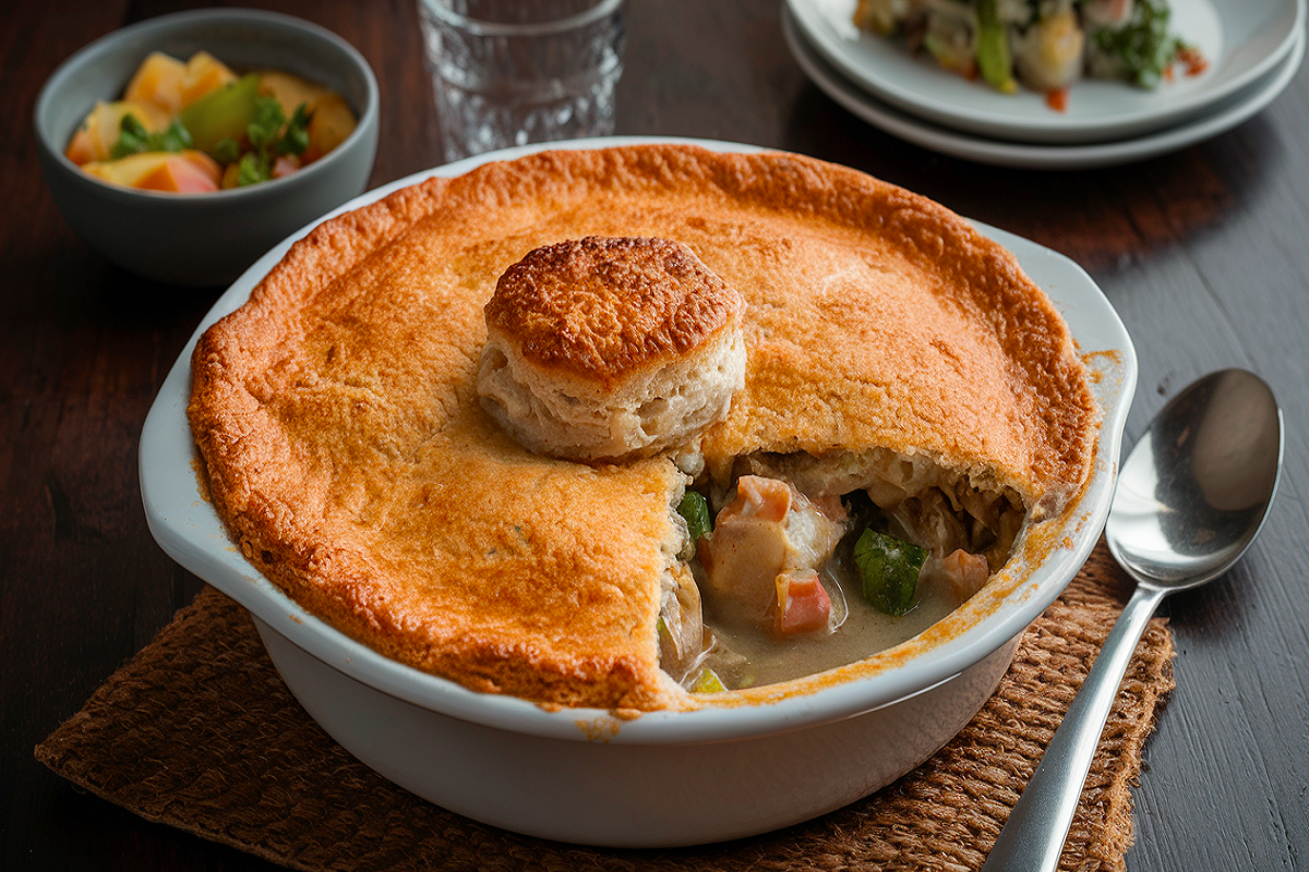 Chicken Pot Pie Recipe with Red Lobster Biscuit Mix