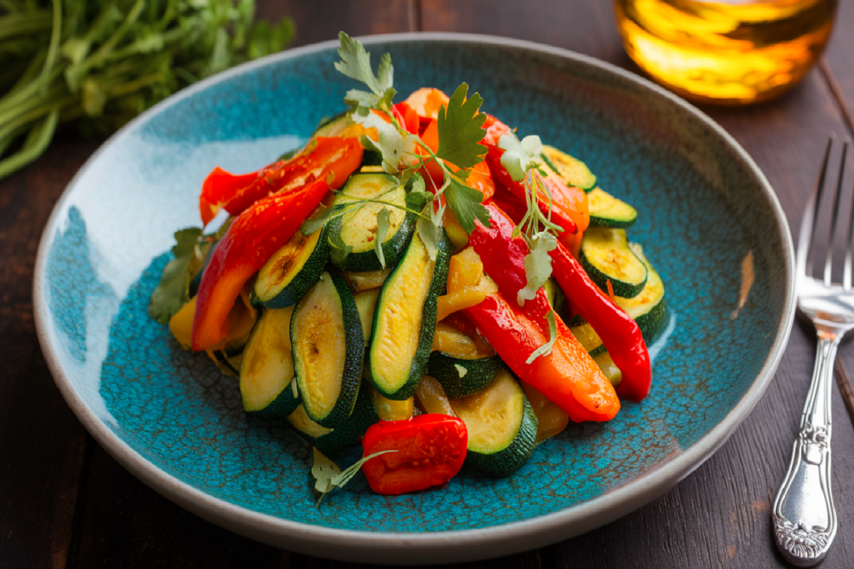 Zucchini and Peppers Recipe