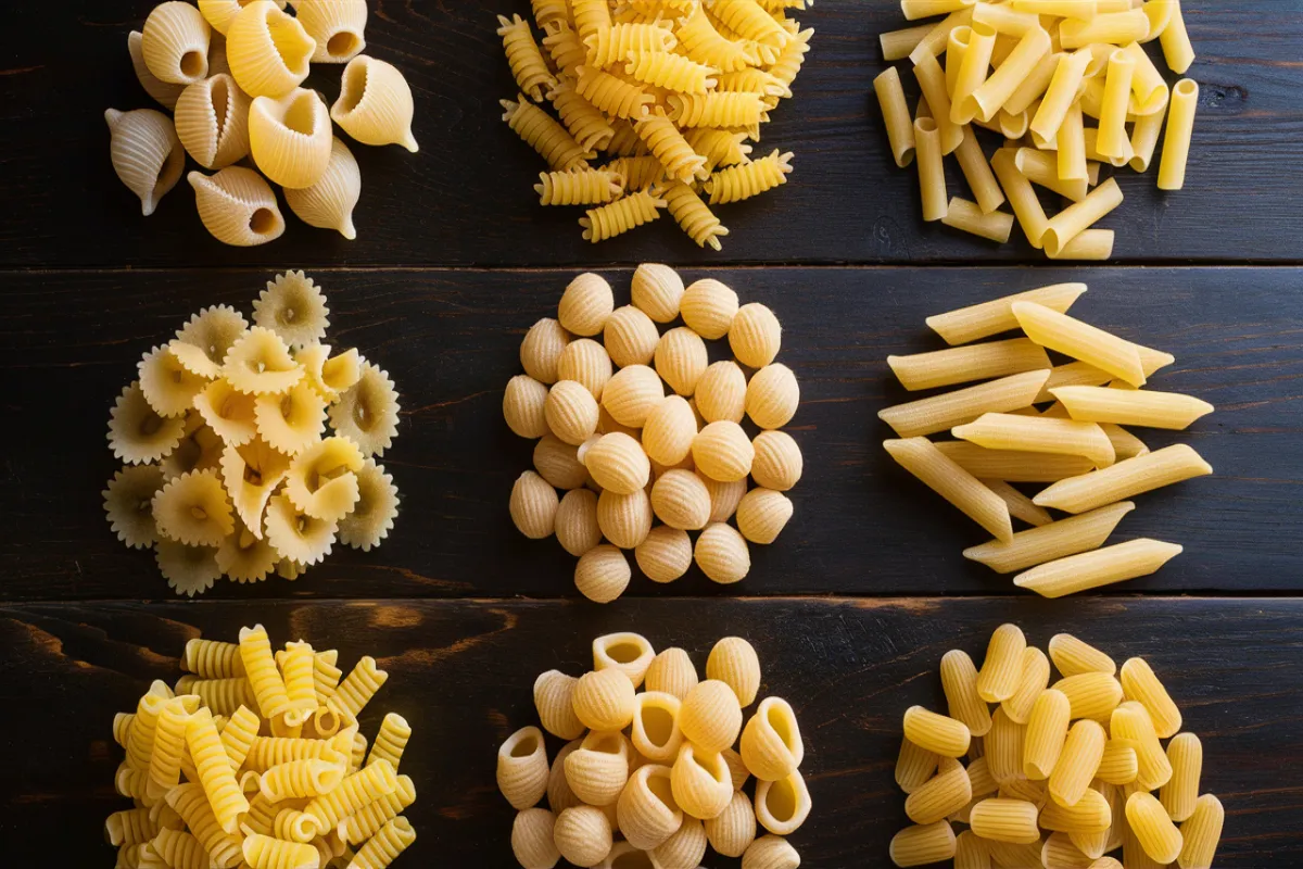 Variety of pasta types as substitutes for orecchiette