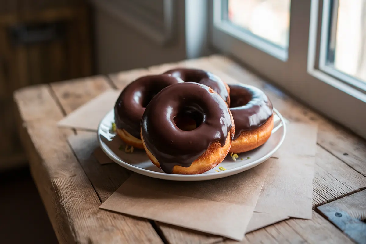 chocolate glazed donut