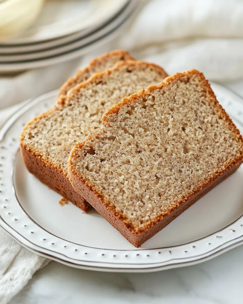 Homemade 3-Ingredient Banana Bread recipe photo