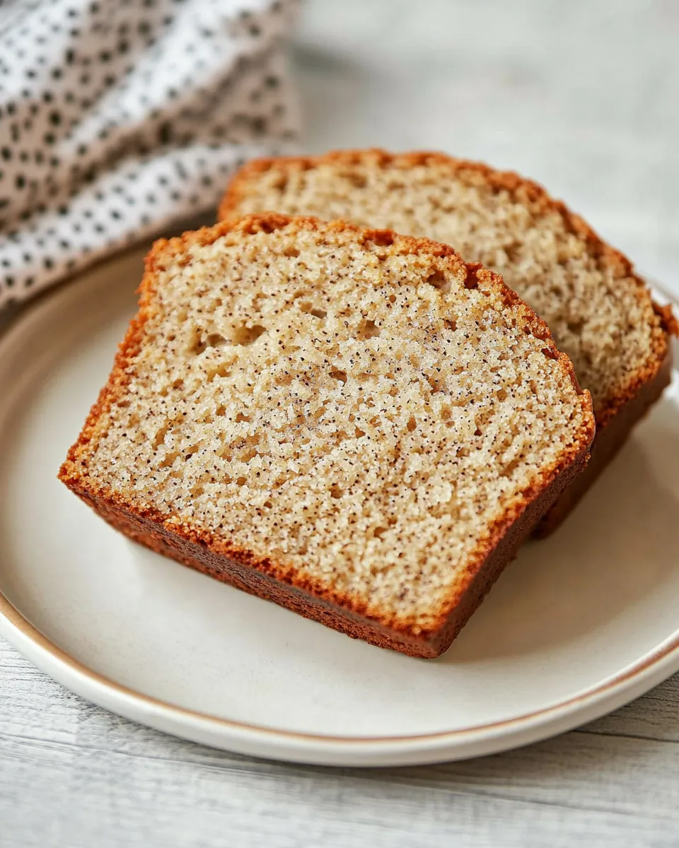 Classic 3-Ingredient Banana Bread dish photo