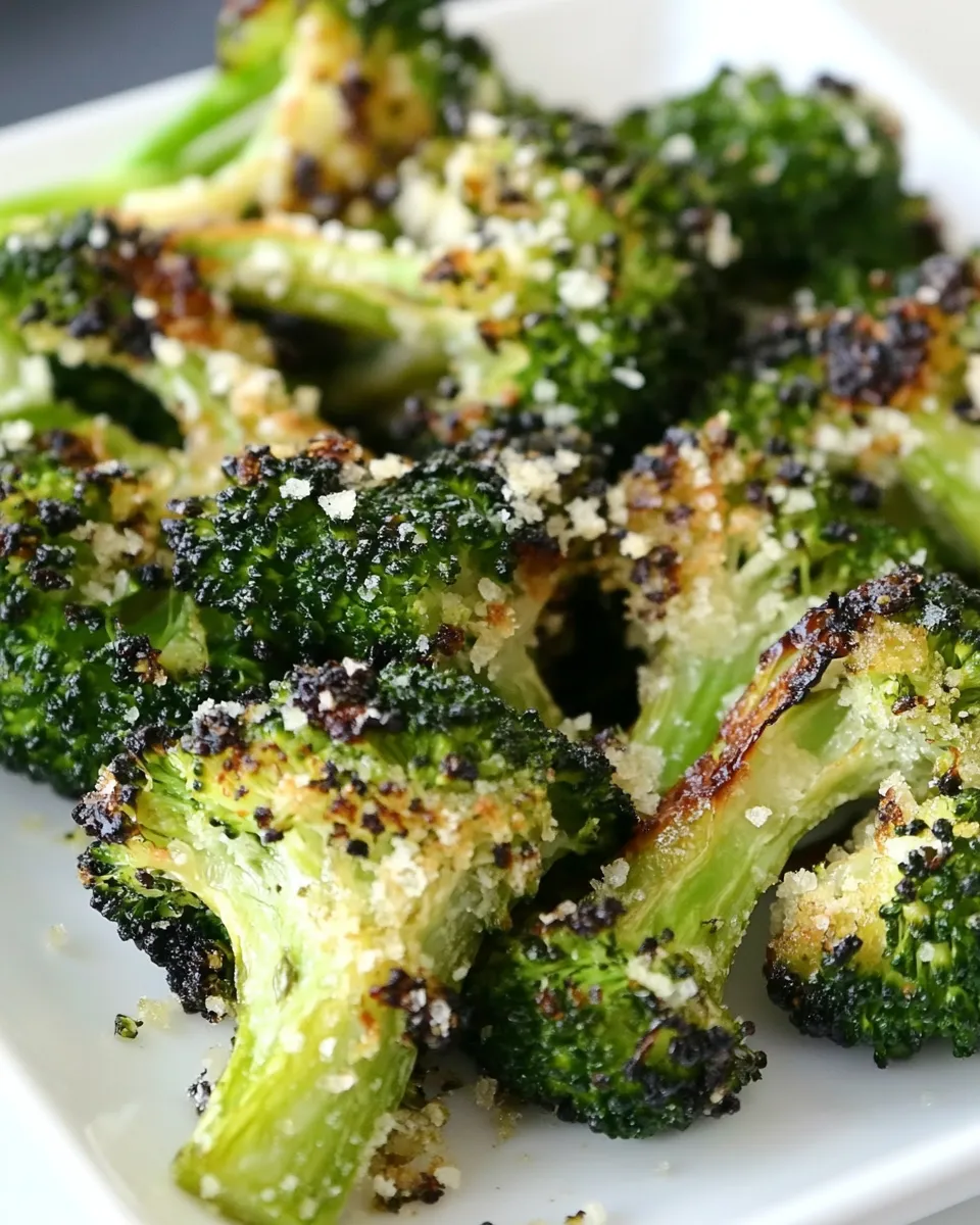 Homemade 3-Ingredient Crispy Garlic Broccoli photo