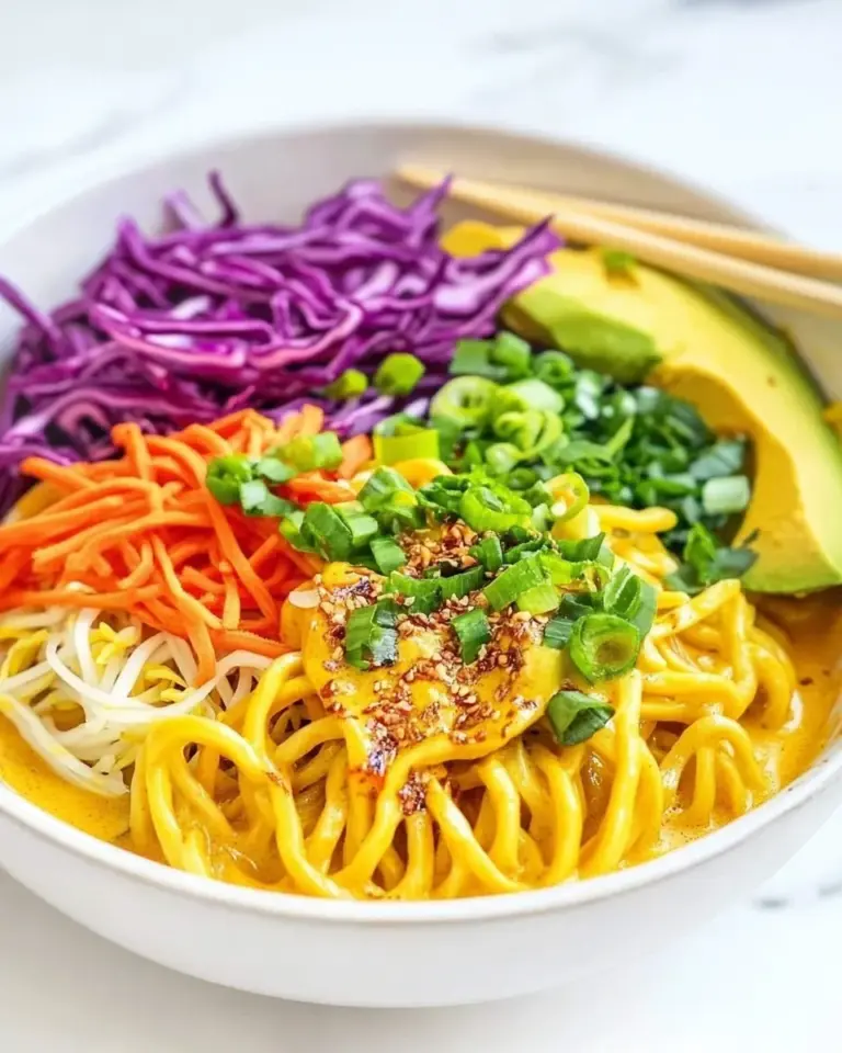Homemade 30-Minute Red Curry Noodle Bowl recipe photo