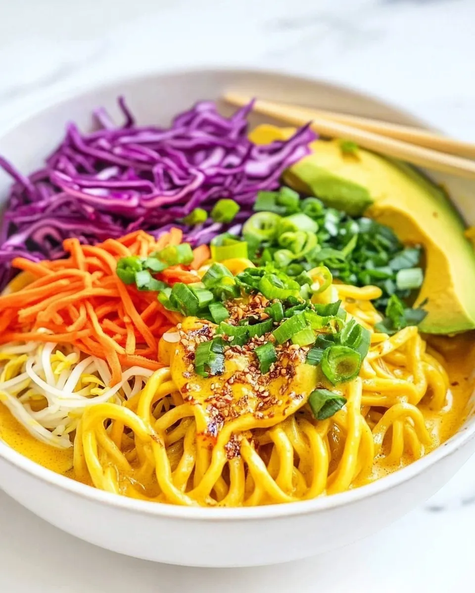 Homemade 30-Minute Red Curry Noodle Bowl recipe photo
