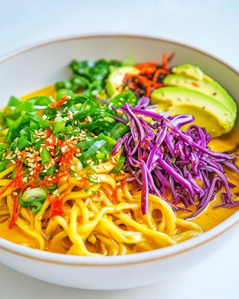 Easy 30-Minute Red Curry Noodle Bowl food shot