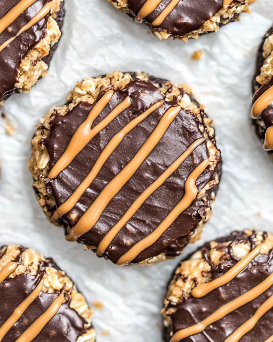Classic 4-Ingredient Healthy Samoa Cookies (Paleo) image