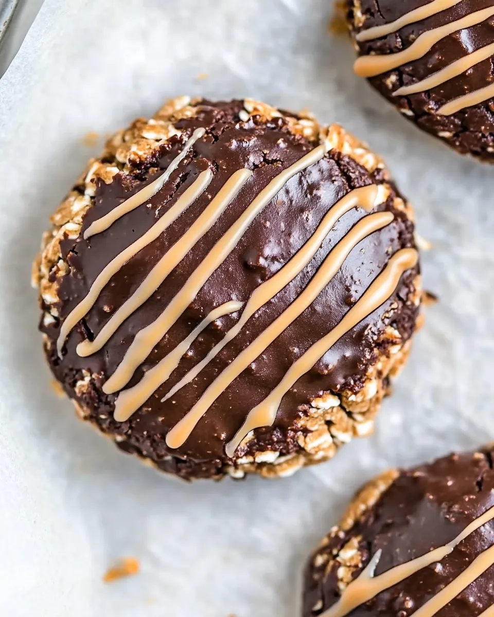Delicious 4-Ingredient Healthy Samoa Cookies (Paleo) shot