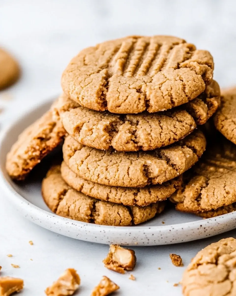 Homemade 4-Ingredient Peanut Butter Cookies recipe photo