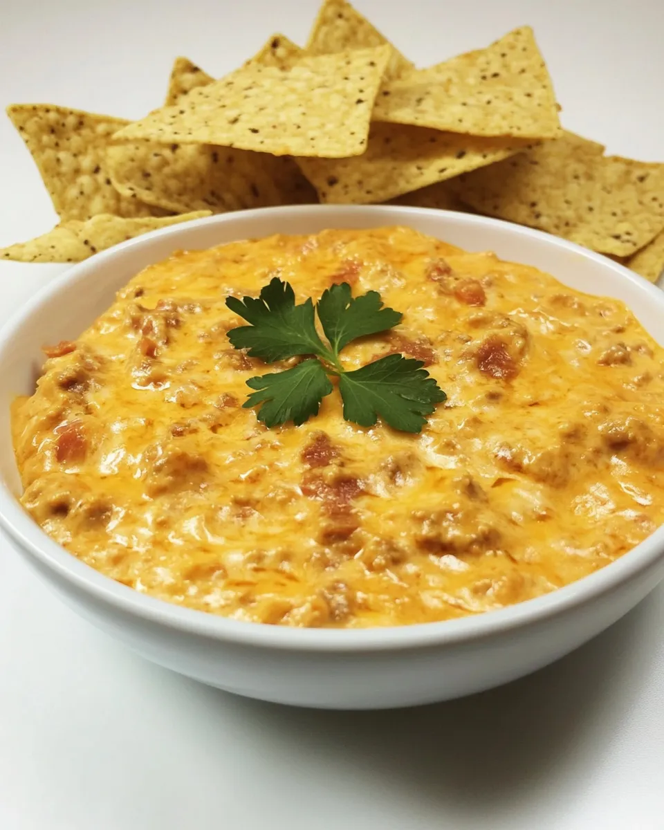 Delicious 5-Ingredient Cheesy Meat Dip picture