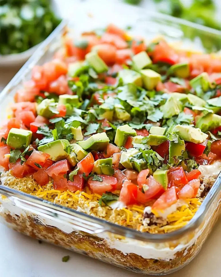 Homemade 7-Layer Dip Recipe photo