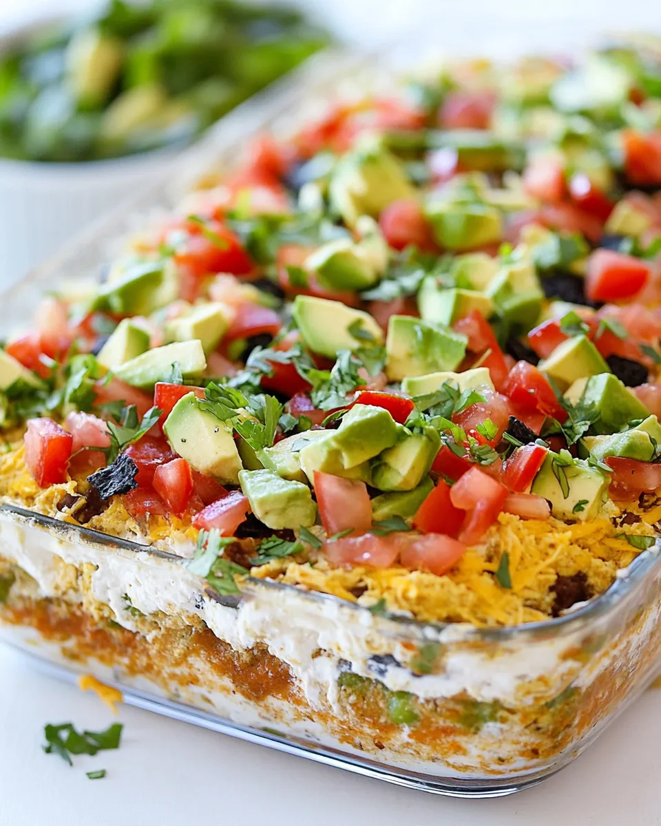 Easy 7-Layer Dip Recipe recipe photo