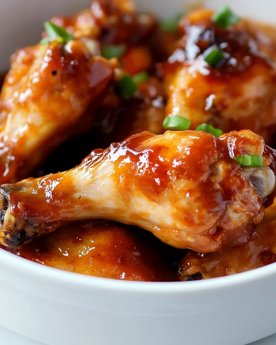 Easy Air Fryer BBQ Chicken Wings Recipe recipe photo