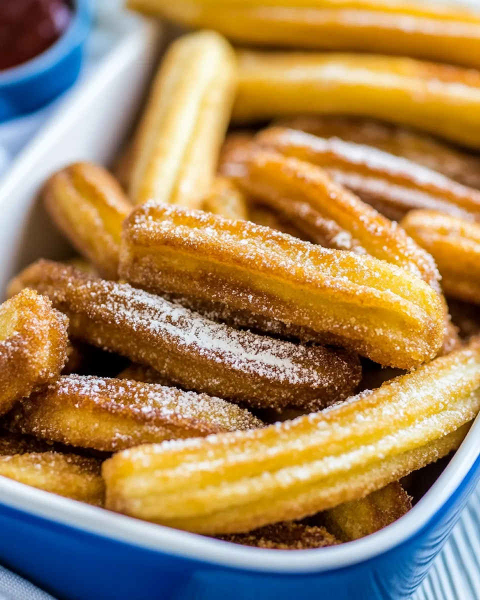 Easy Air Fryer Churros Recipe recipe photo
