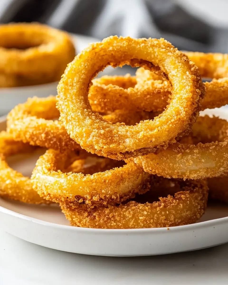 Best Air Fryer Onion Rings (Homemade) dish photo