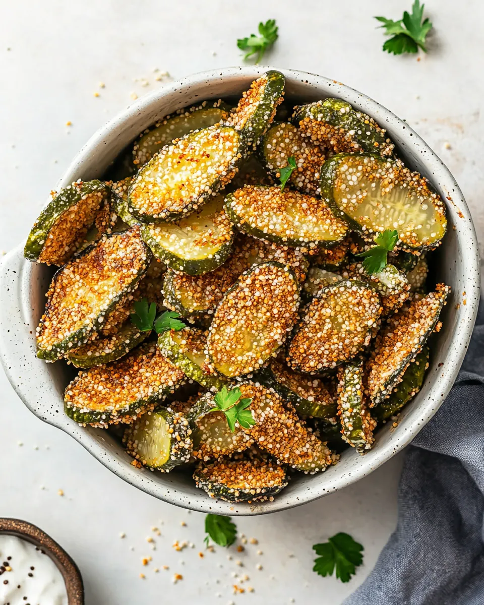 Easy Air Fryer Pickles dish photo