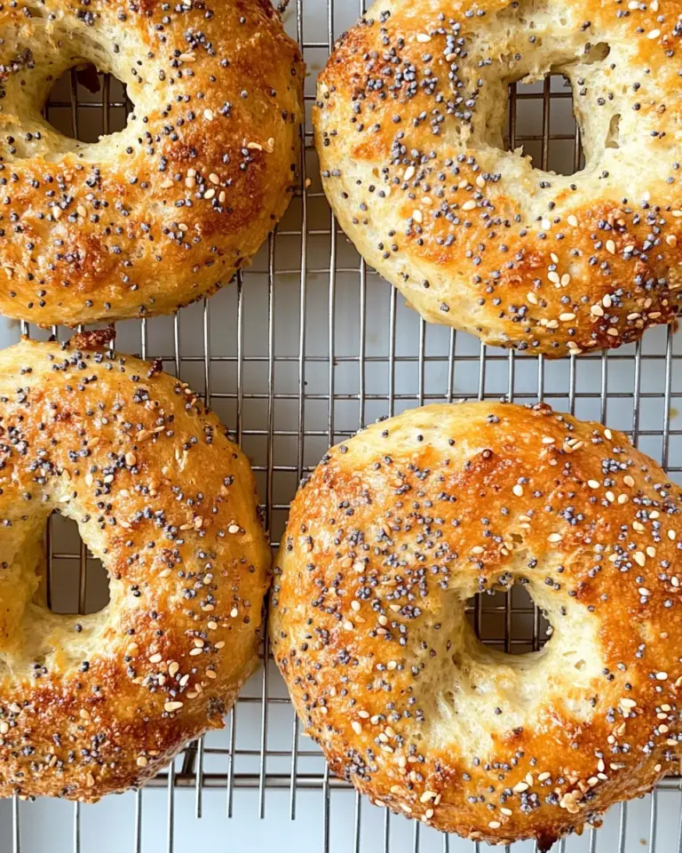 Homemade Air Fryer Protein Bagels photo