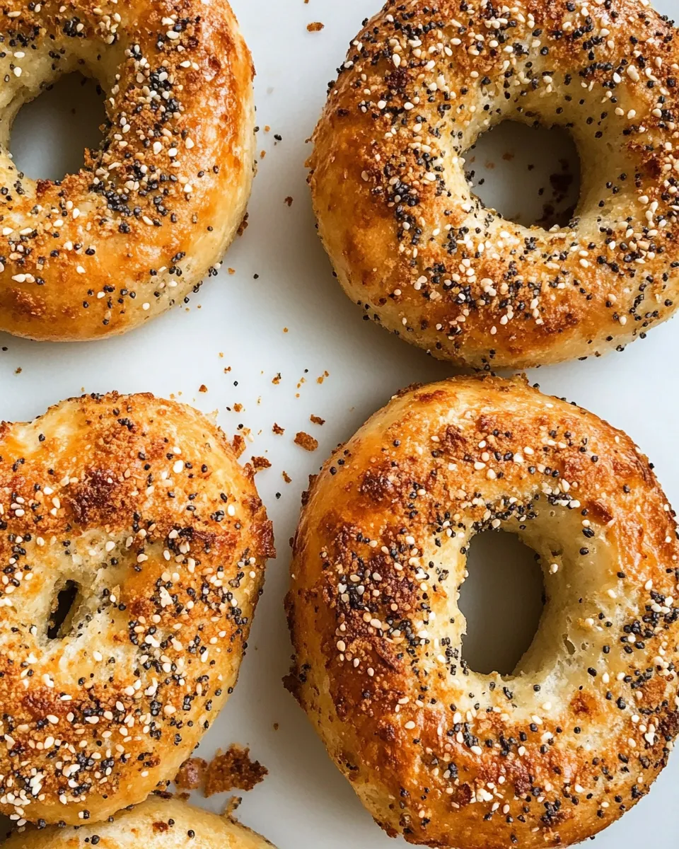 Delicious Air Fryer Protein Bagels dish photo