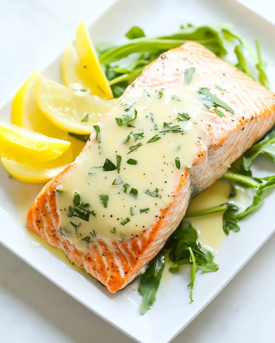 Homemade Air Fryer Salmon with Chardonnay Butter Sauce photo