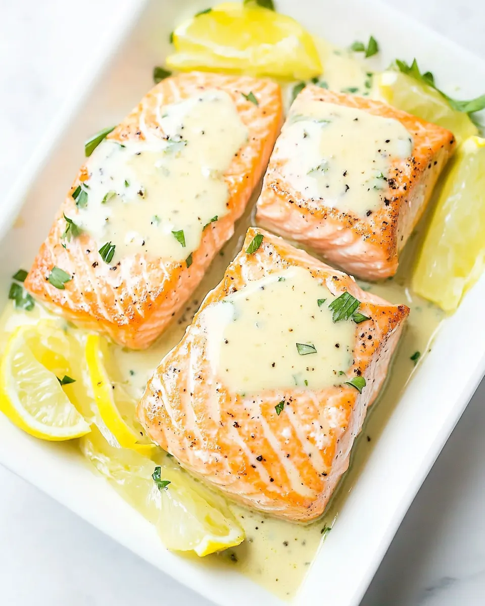 Easy Air Fryer Salmon with Chardonnay Butter Sauce recipe photo