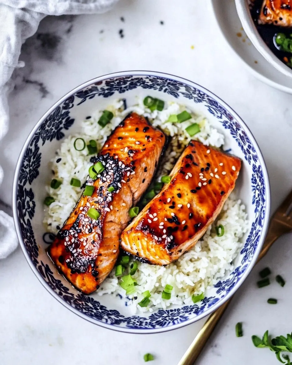 Delicious Air Fryer Salmon with Maple Soy photo