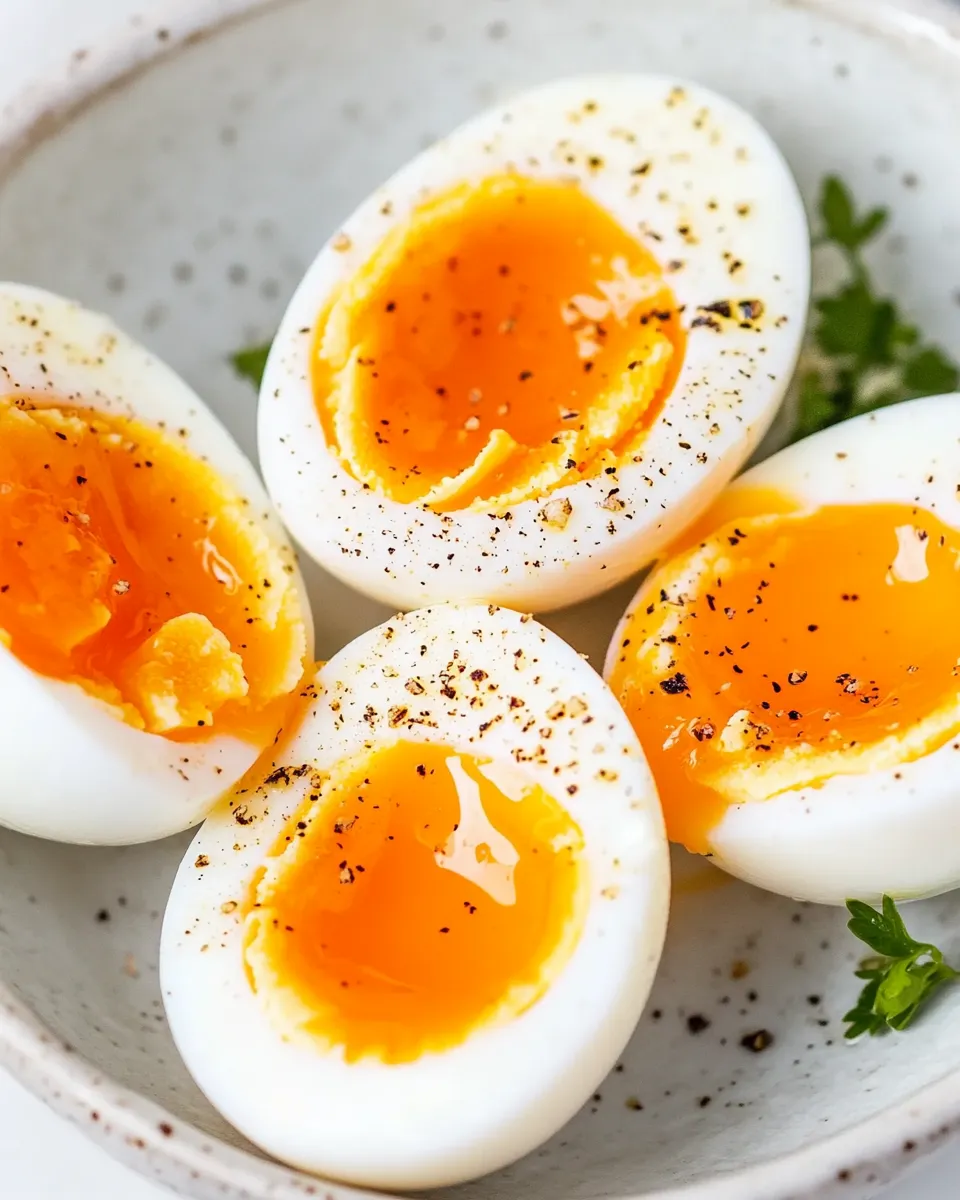 Homemade Air Fryer Soft Boiled Eggs recipe photo