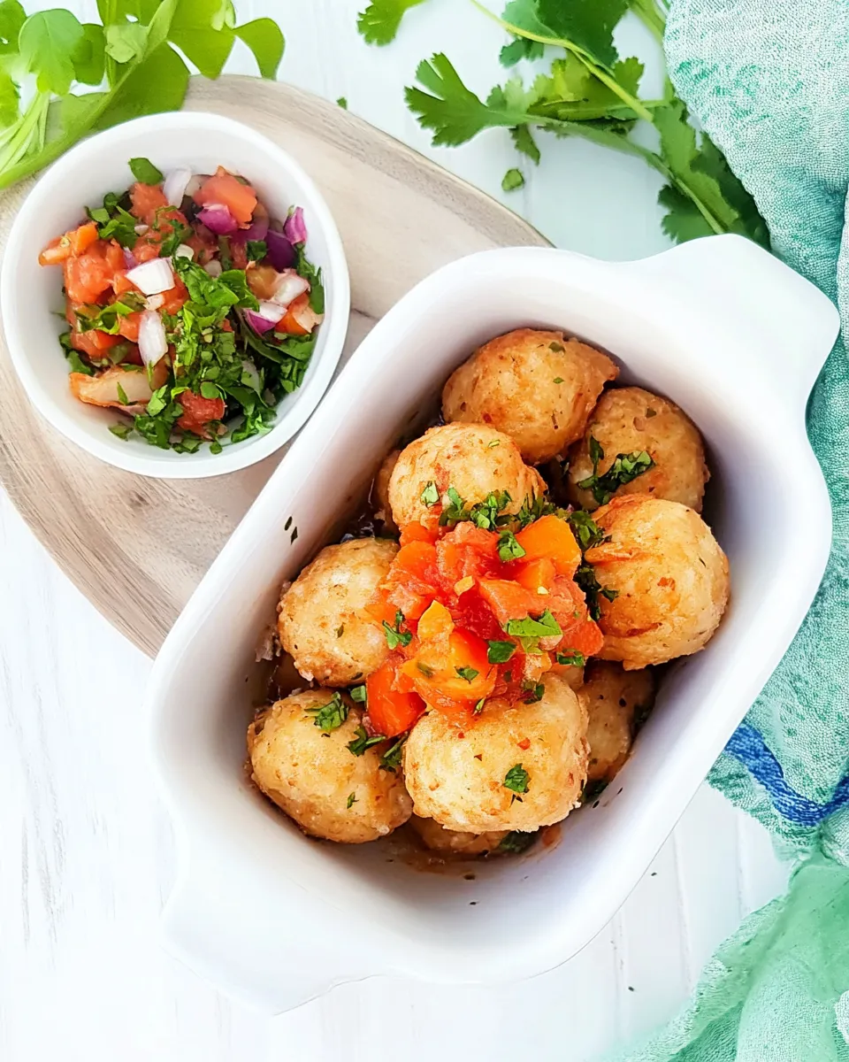 Homemade Albondigas de Pescado (Dominican Fish Balls) recipe photo