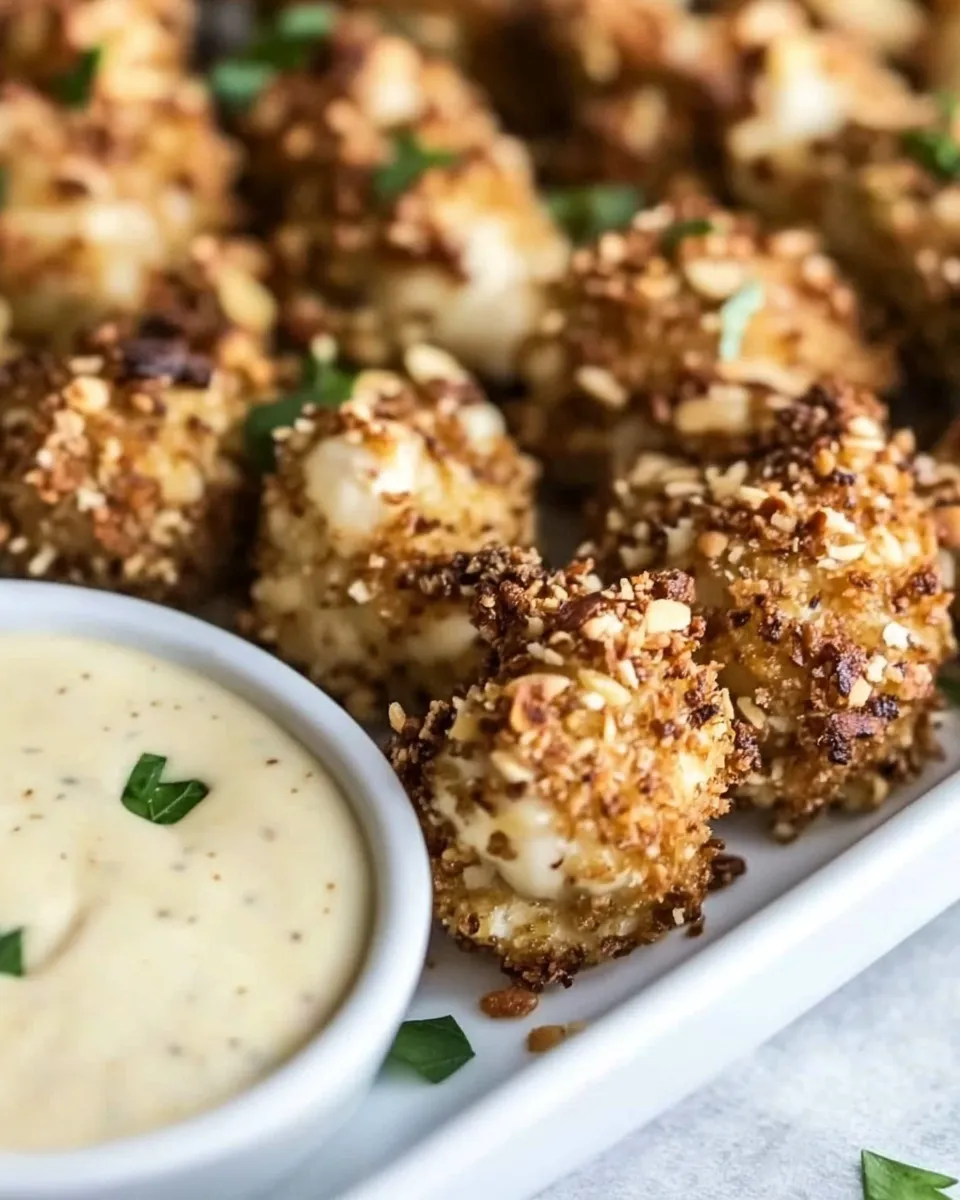 Delicious Almond-Crusted Chicken Bites with Honey-Mustard Dip image