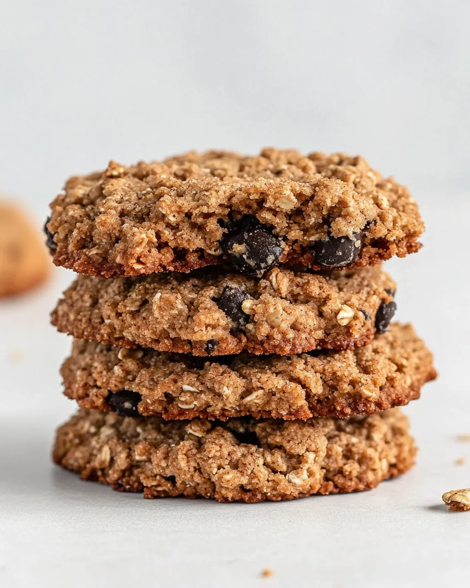 Classic Almond Flour Oatmeal Cookies recipe image