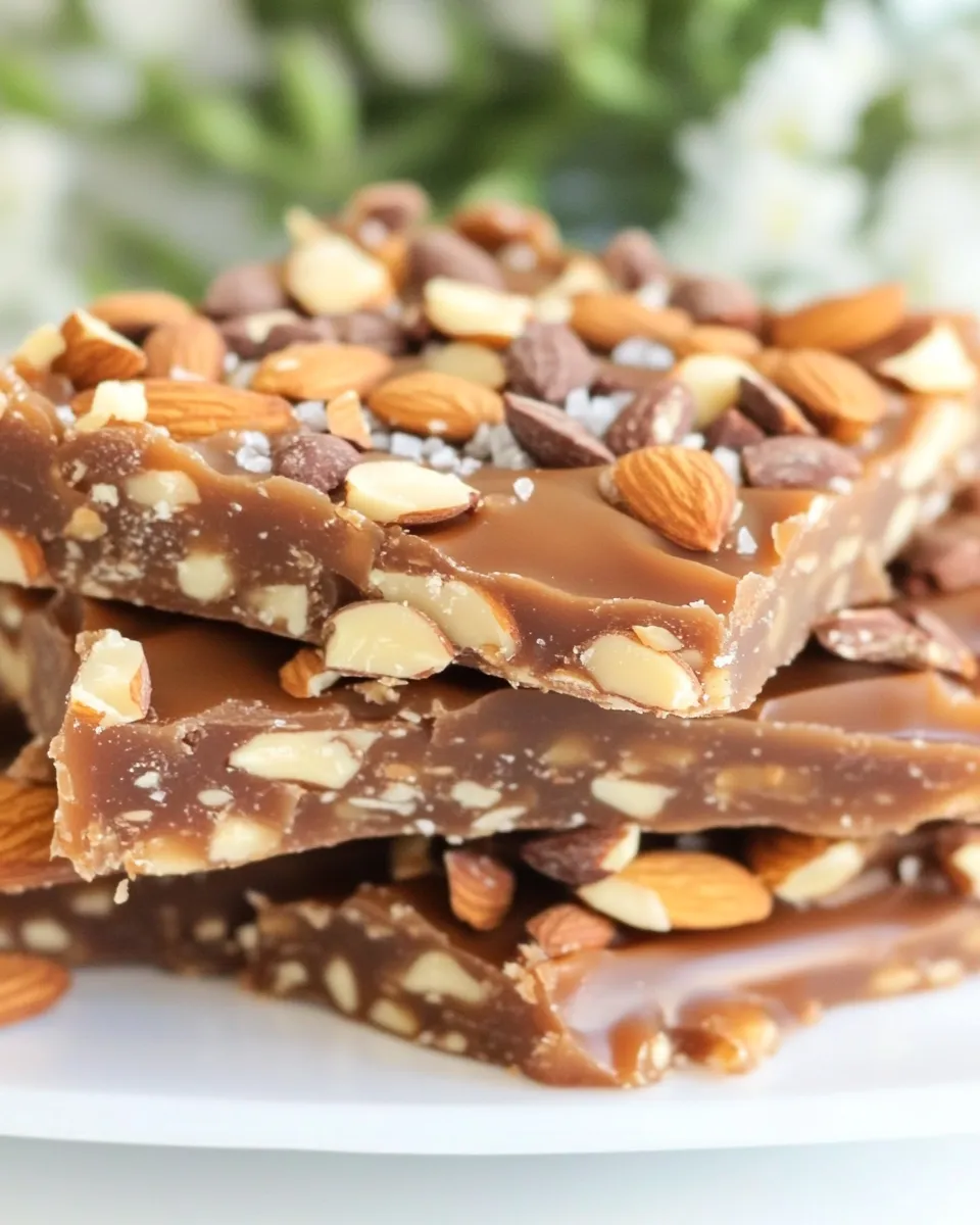 Homemade Almond Toffee recipe photo