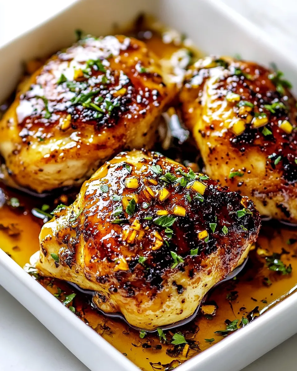 Classic Amazing Browned Butter Honey Garlic Chicken image