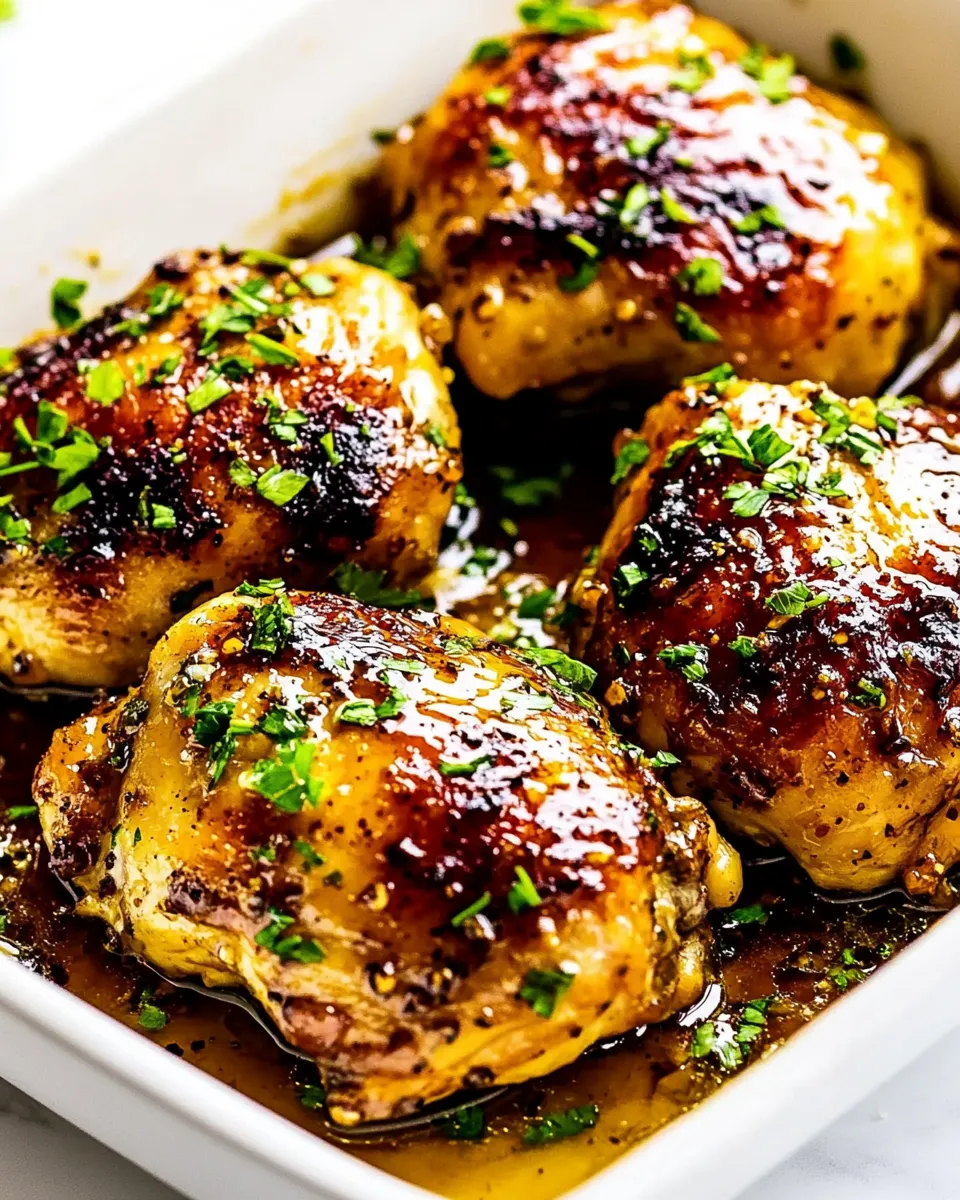 Easy Amazing Browned Butter Honey Garlic Chicken recipe photo
