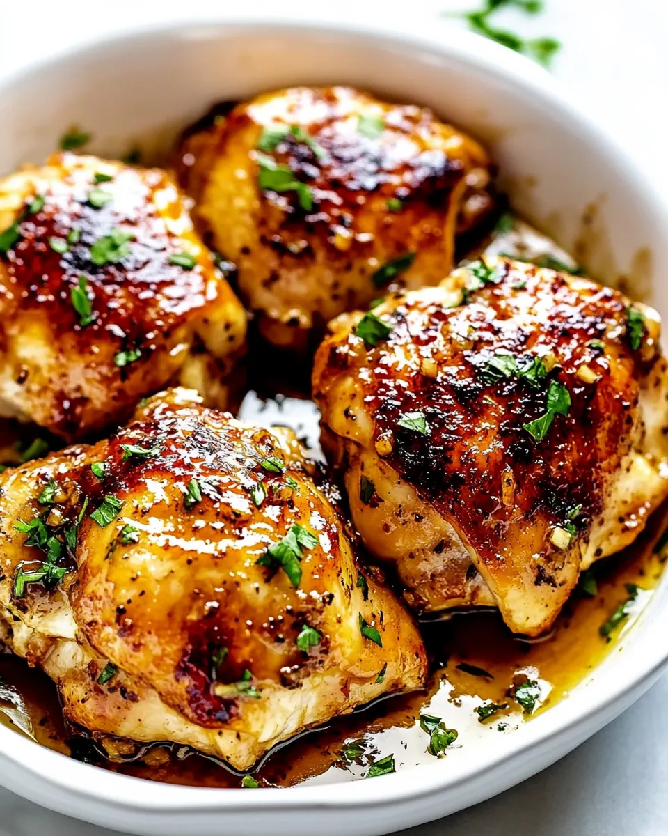 Delicious Amazing Browned Butter Honey Garlic Chicken dish photo