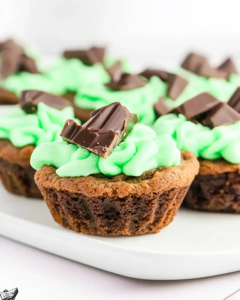 Homemade Andes Mint Chocolate Cookie Cups photo