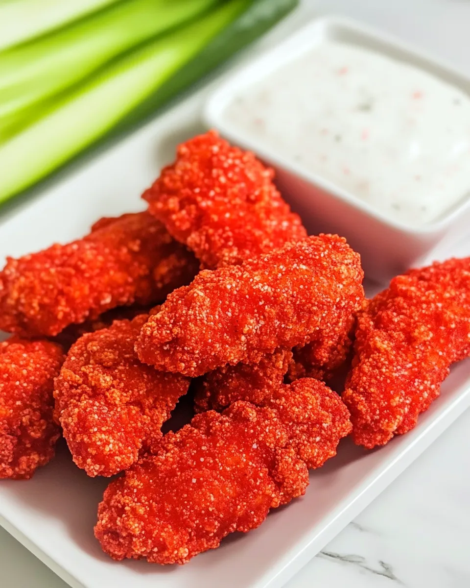 Easy Applebees Flamin Hot Cheetos Wings recipe image