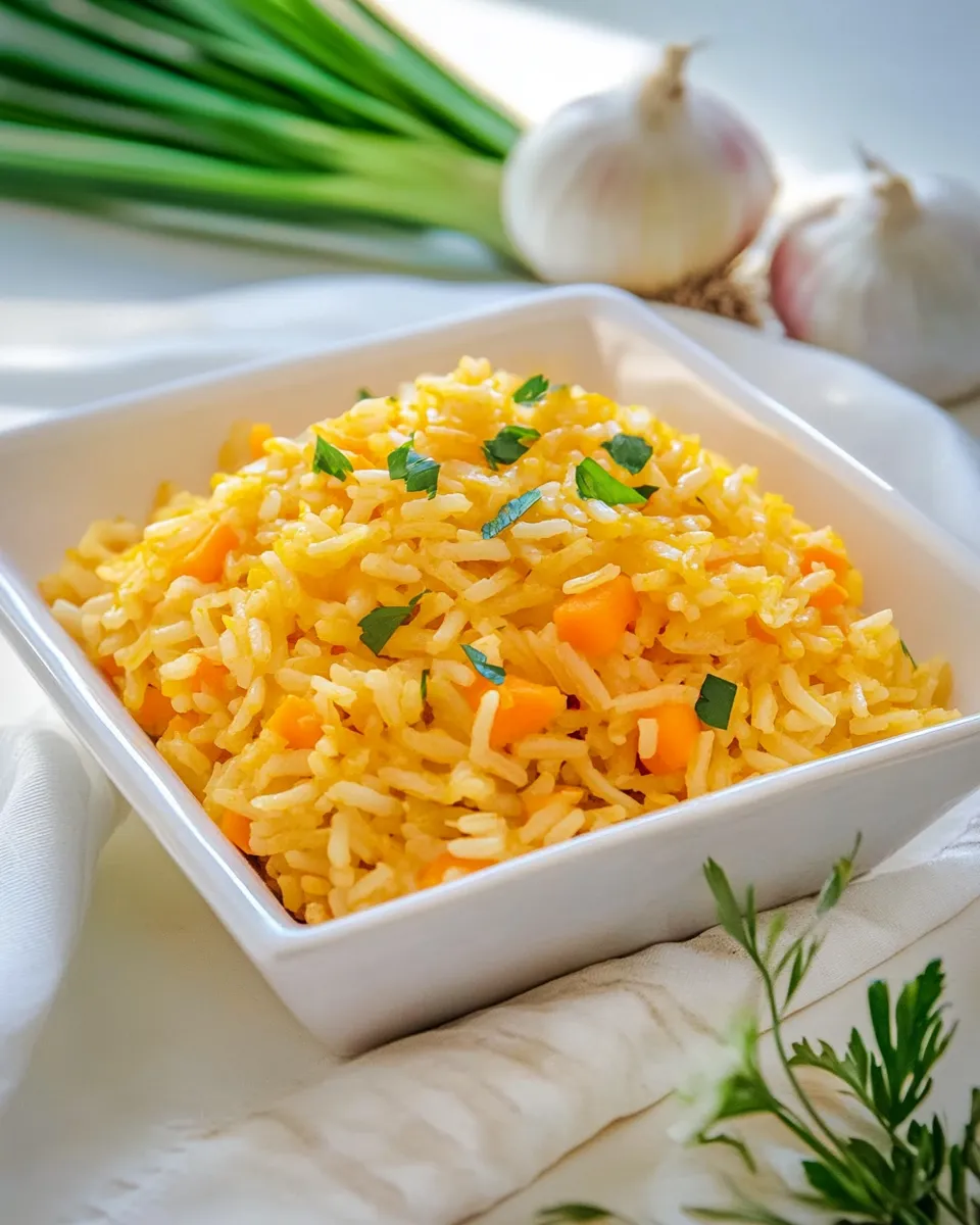 Homemade Arroz Amarillo Recipe (Dominican Yellow Rice w. Carrot & Onion) photo