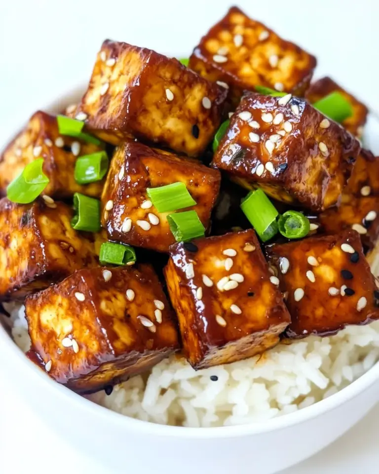 Homemade Asian Garlic Tofu (Easy!) photo