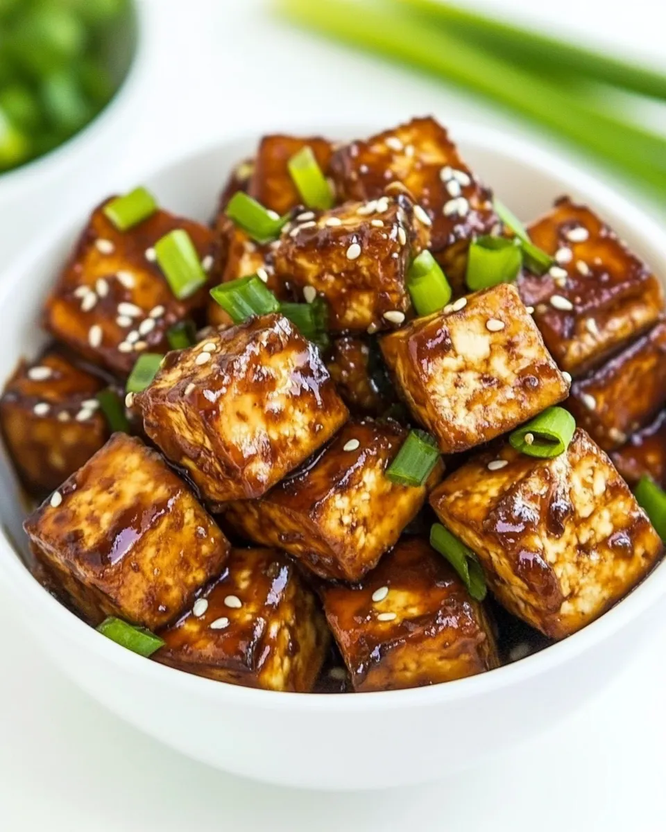 Classic Asian Garlic Tofu (Easy!) recipe image