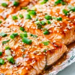 Easy Asian Glazed Salmon in Foil photo