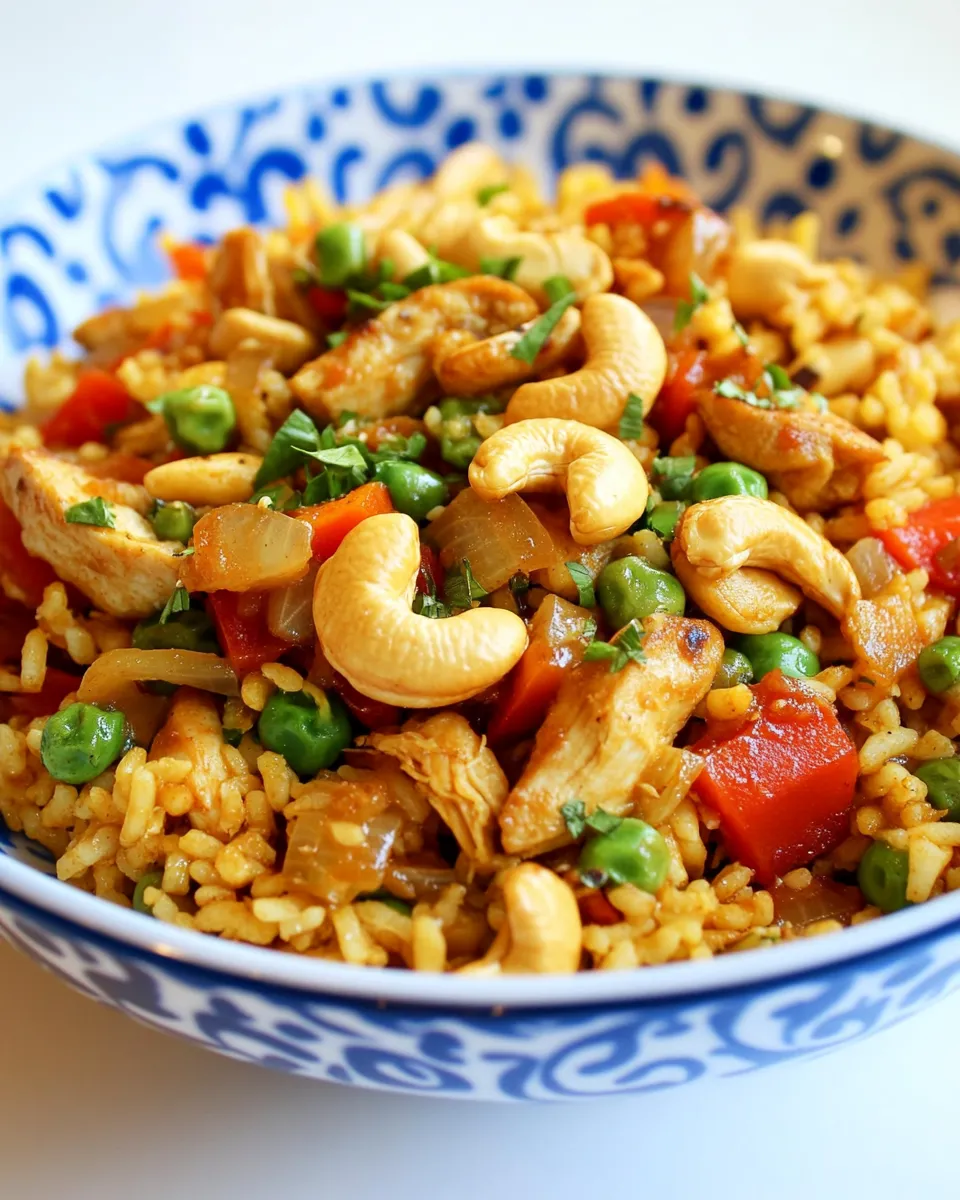 Easy Asian Stir-Fry with Cashews & Chicken recipe image