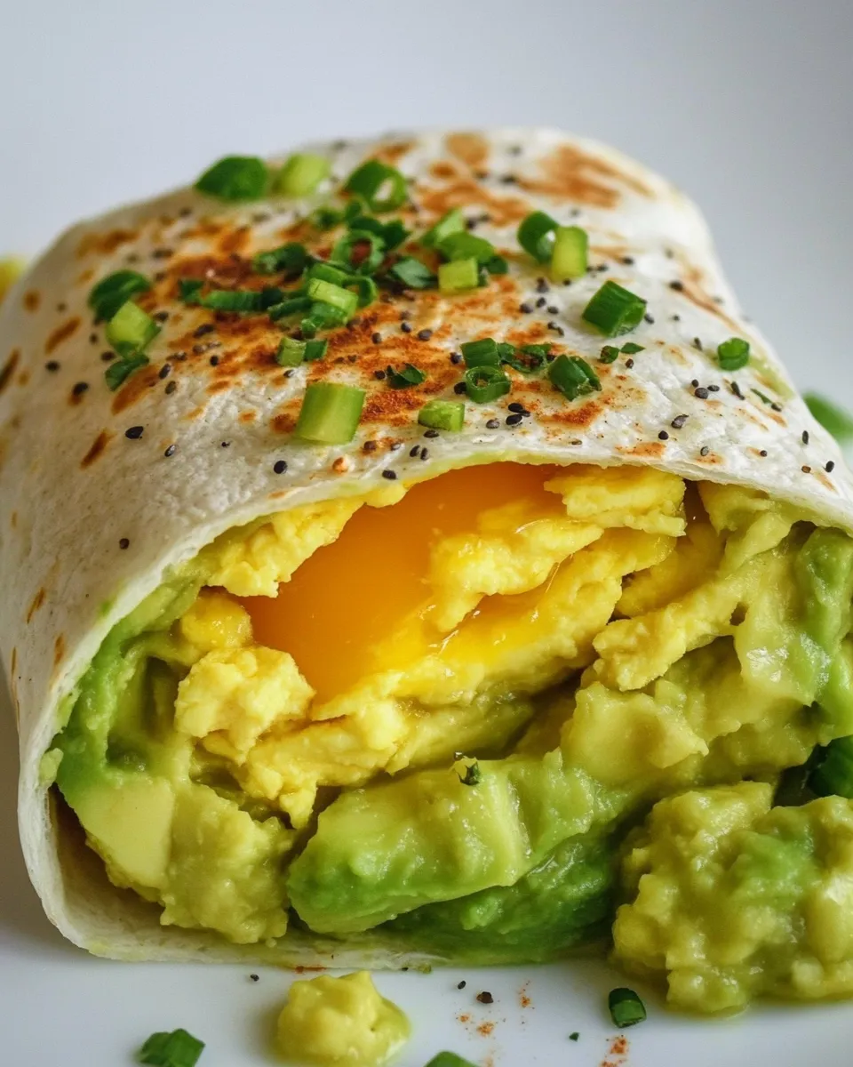 Classic Avocado & Egg Protein Wrap dish photo
