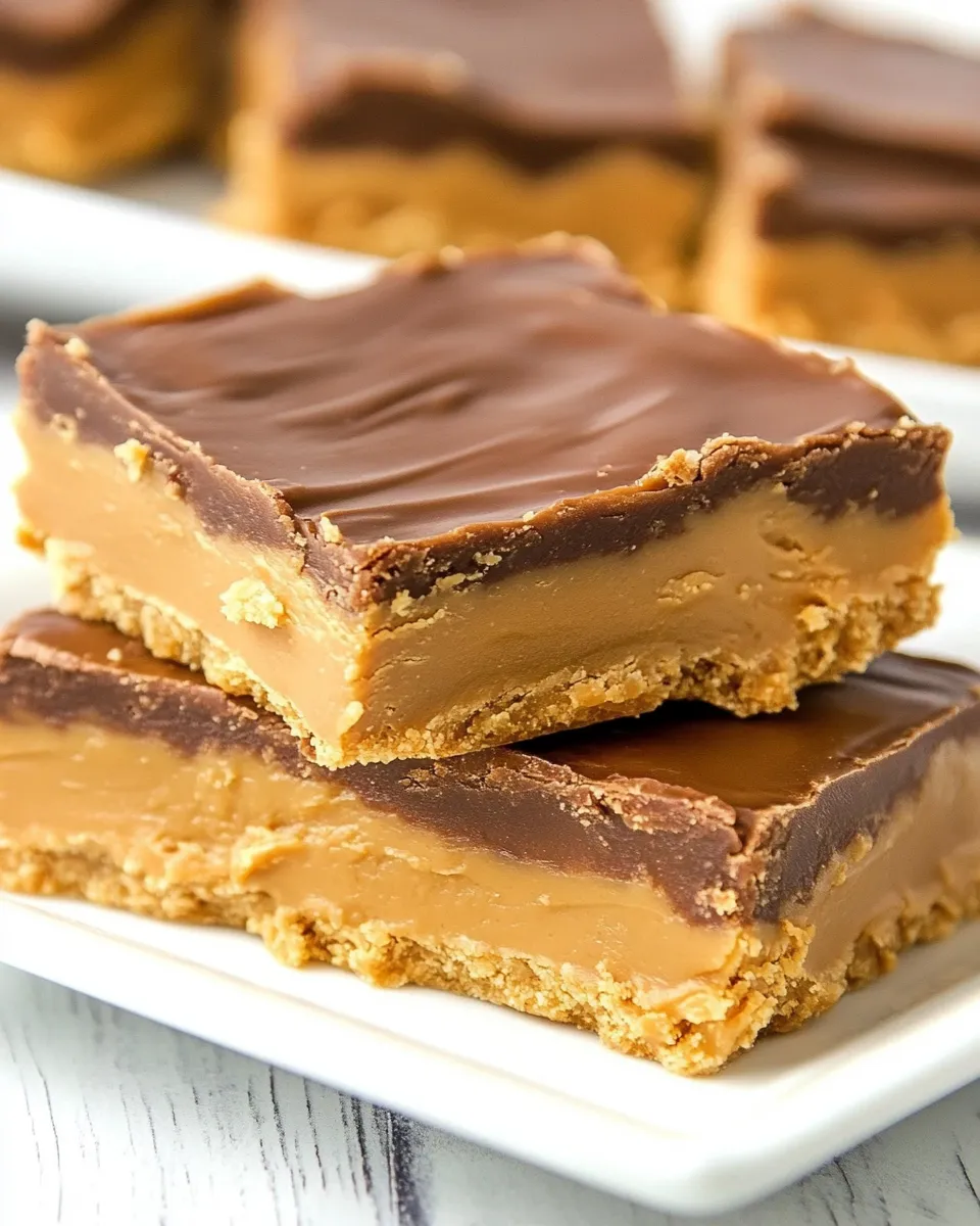 Homemade BEST Peanut Butter Bars photo