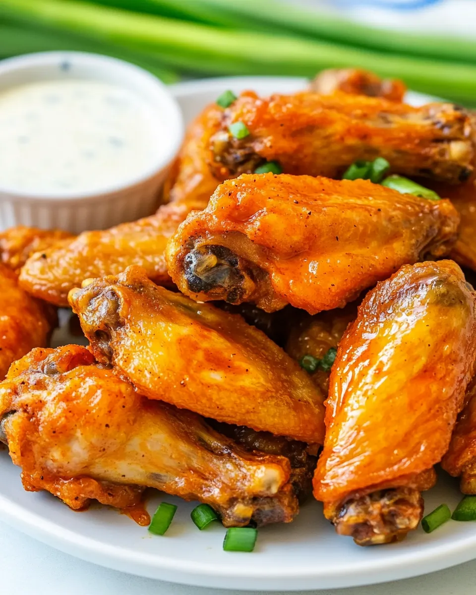 Homemade Baked Buffalo Wings photo
