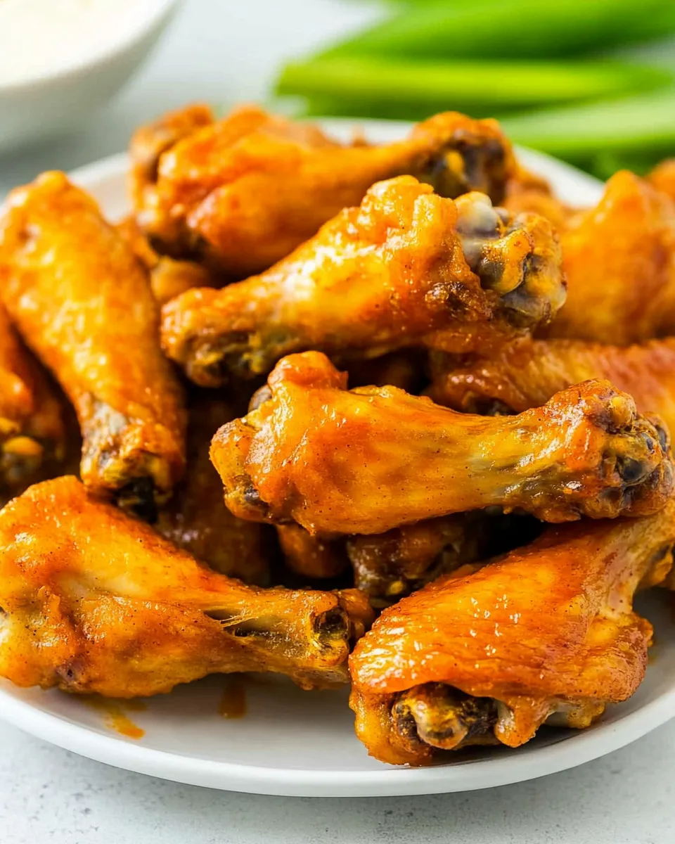 Easy Baked Buffalo Wings recipe photo