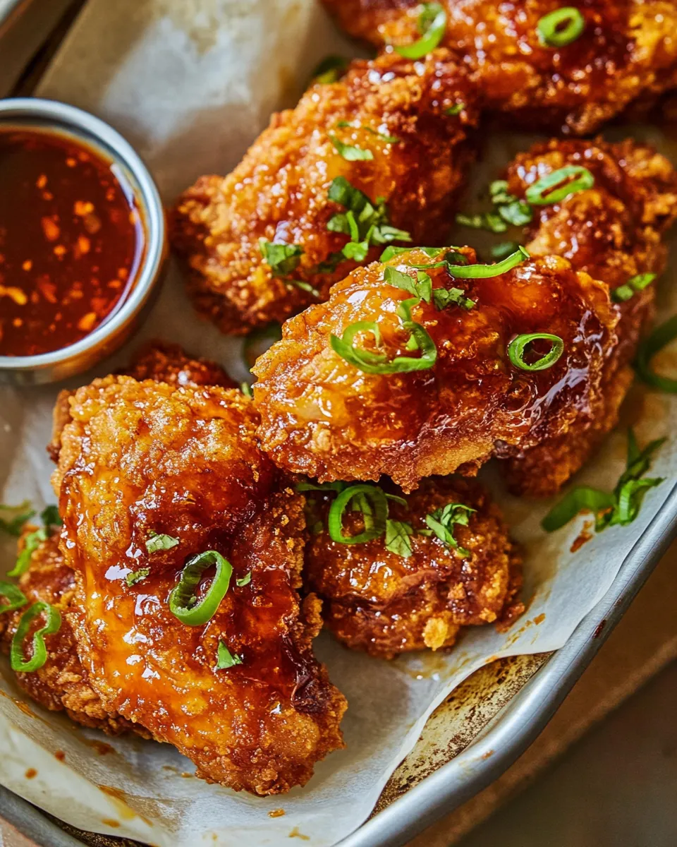 Homemade Baked Crunchy Honey Buffalo Chicken. recipe photo