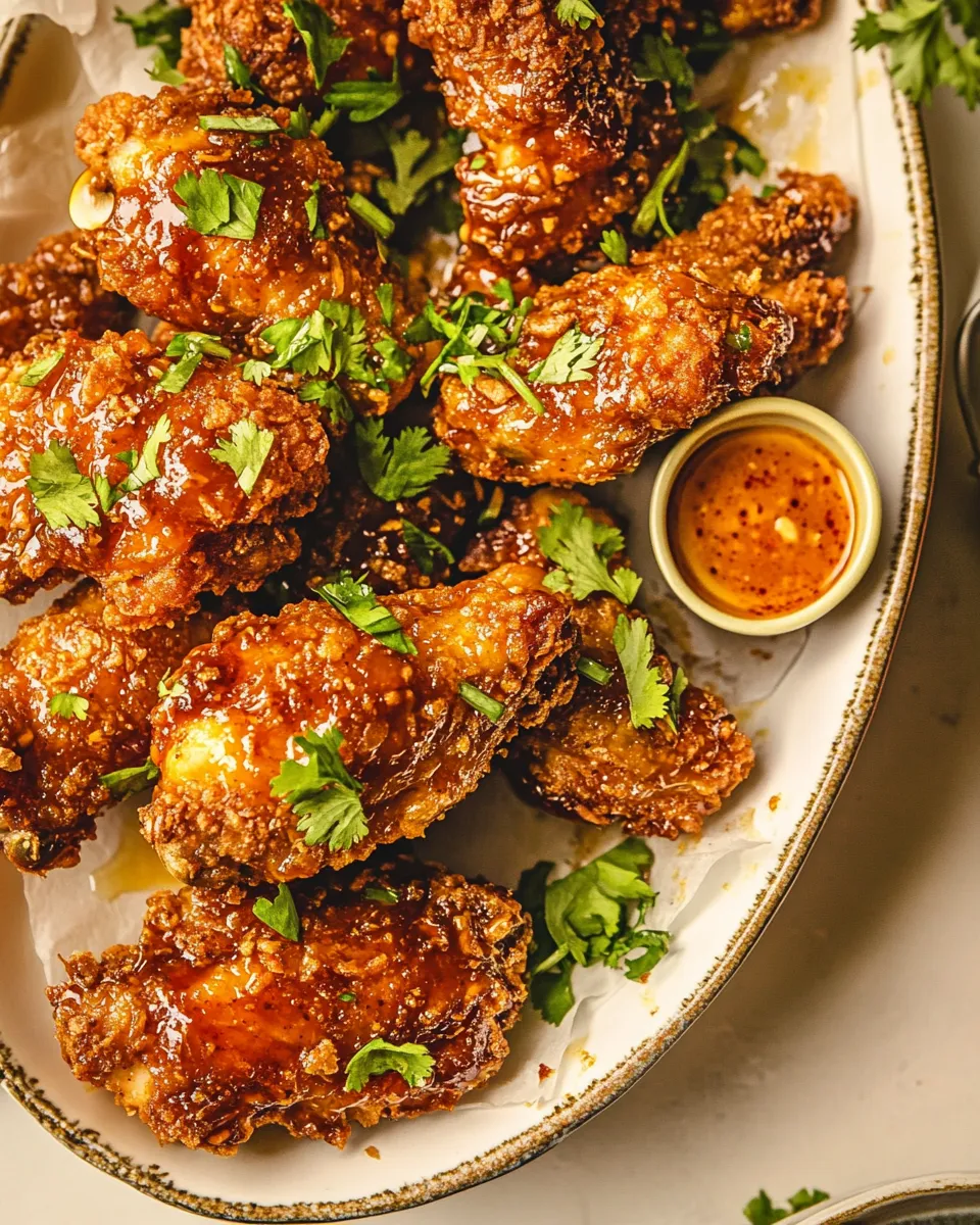 Classic Baked Crunchy Honey Buffalo Chicken. dish photo