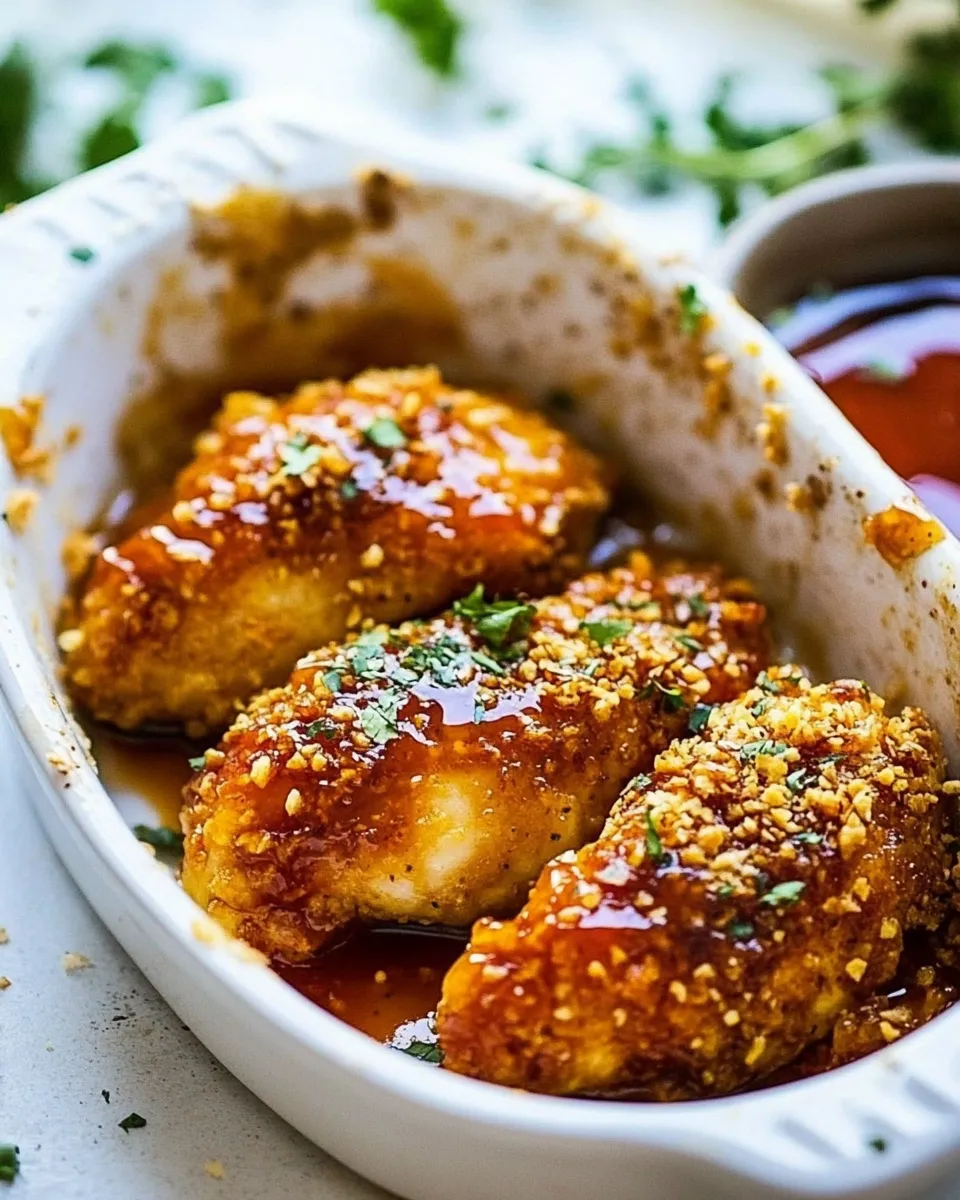 Classic Baked Hot Honey Chicken dish photo