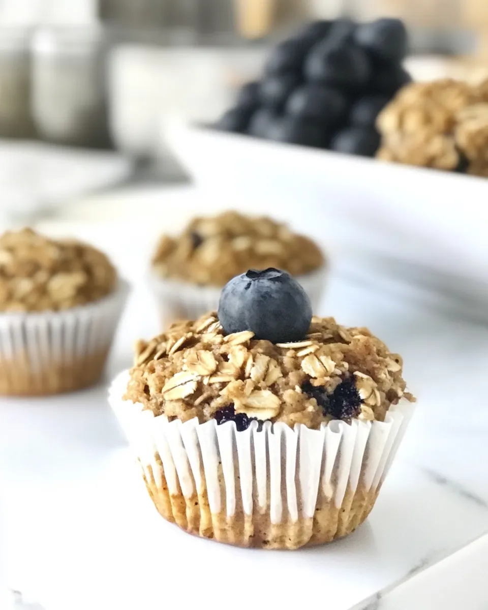 Classic Baked Oatmeal Muffins image