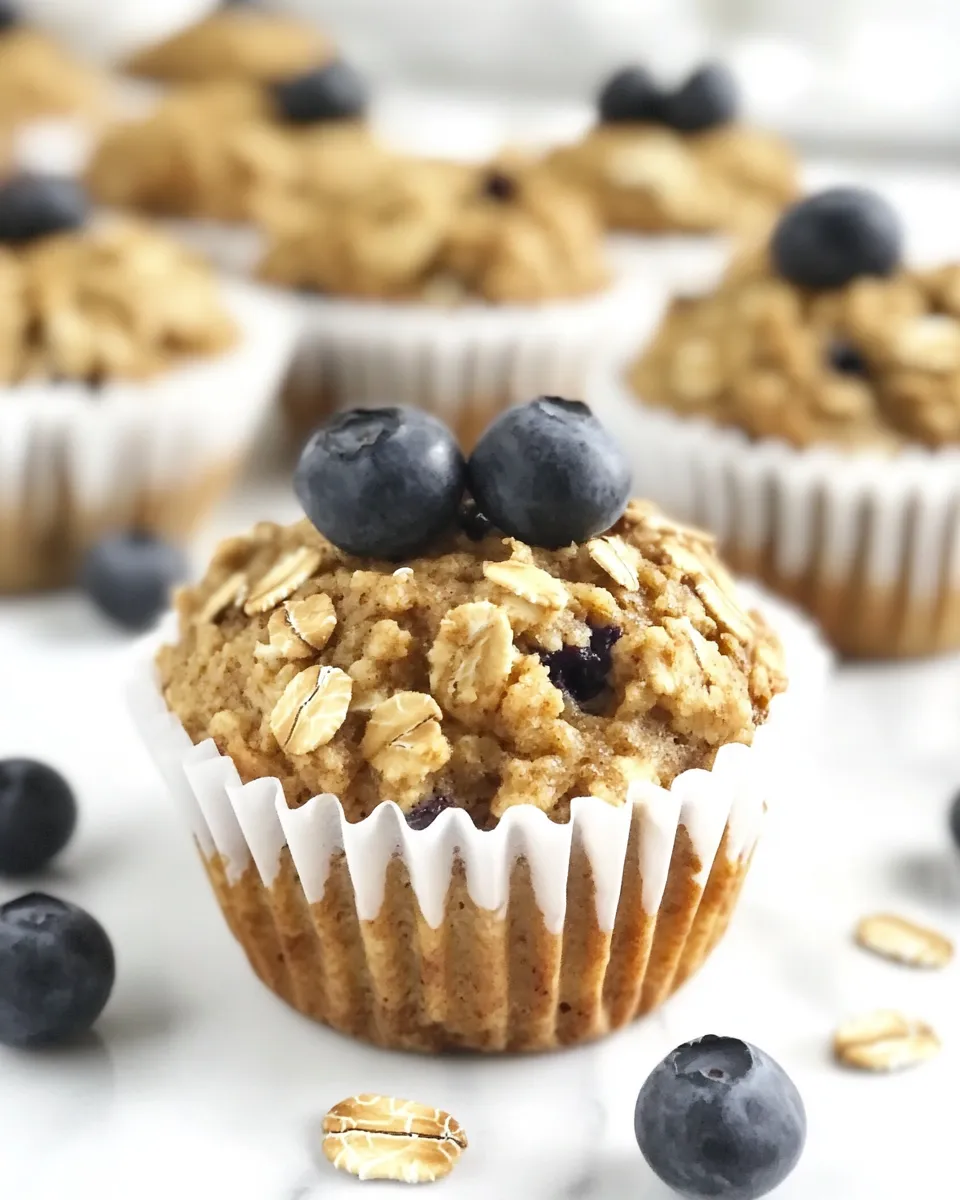 Easy Baked Oatmeal Muffins recipe photo