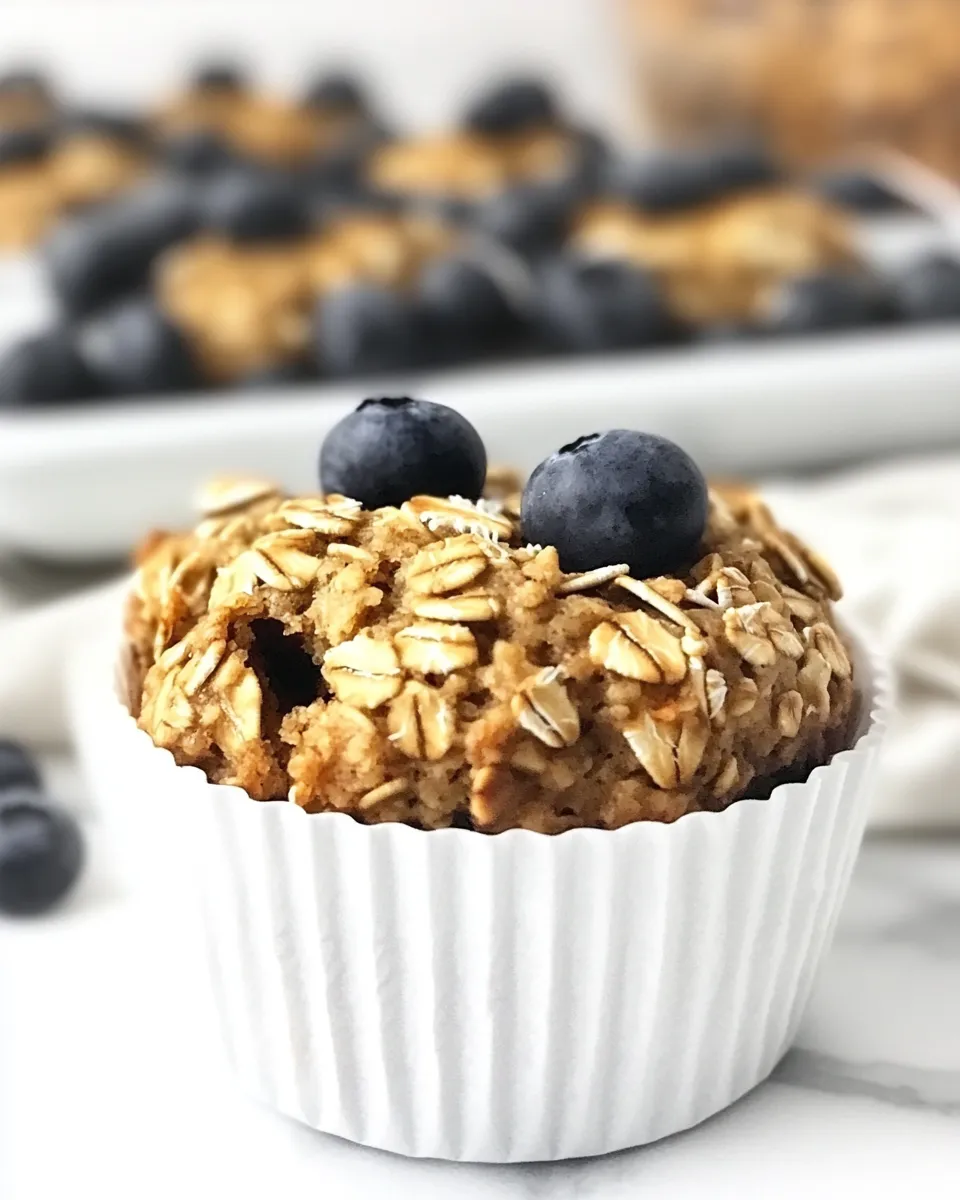 Delicious Baked Oatmeal Muffins shot